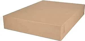 Southern Champion Tray 1095K Kraft Paperboard Non-Window Bakery Tray, 26" Length x 18-1/2" Width x 4" Height (Case of 50)