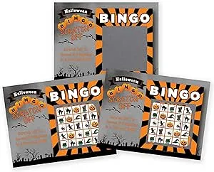 My Scratch Offs - 26 Pack Halloween Bingo Scratch Off Game Cards for Party Favors, Business Promotion, Prizes, Rewards, School Supplies & Family Games - 3x4