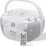 Retekess TR621 CD and Cassette Player Combo Portable Boombox AM FM Radio Tape...