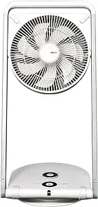 Objecto, White Flow F1 Foldable Fan, Lightweight Portable and Easy Storage