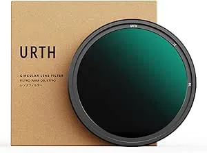 Urth 72mm ND2-400 Variable ND Lens Filter - 1-8.6 Stop Range, Ultra-Slim 20-Layer Nano-Coated Neutral Density Filter for Cameras