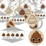 Big Dot of Happiness Party 'Til You're Pooped Poop Emoji Party Hanging Decor