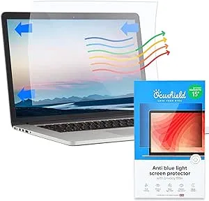 Ocushield for Macbook Pro 15" - Magnetic Anti Blue Light Screen Protector for Apple Macbook Pro 15" (2016-2019) - Anti Glare - Privacy Filter - Designed by Optometrists - 100 Day Easy Returns