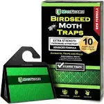 MaxGuard Birdseed Moth Traps (10 XL Traps) Extra Strength Pheromones Odorless