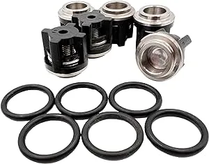 AR Annovi Reverberi Replacement Valve Kit 6 Pack, AR1864, Black