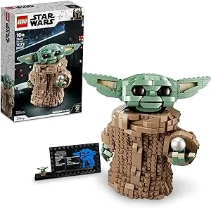 LEGO Star Wars: The Mandalorian Series The Child 75318 - Baby Yoda Grogu Figure, Building Toy, Collectible Room Decoration for Boys and Girls, Teens, with Minifigure and Nameplate, Gift Idea