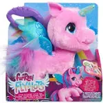 FurReal Friends Fly-A-Lots Alicorn Interactive Plush Toy, Pink Teal Purple