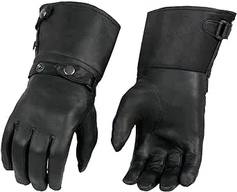 Milwaukee Leather Men's Thermal Lined Gauntlet Gloves