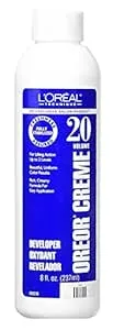 Loreal Oreor Creme 20 Volume Developer 8 Ounce (235ml) (3 Pack)