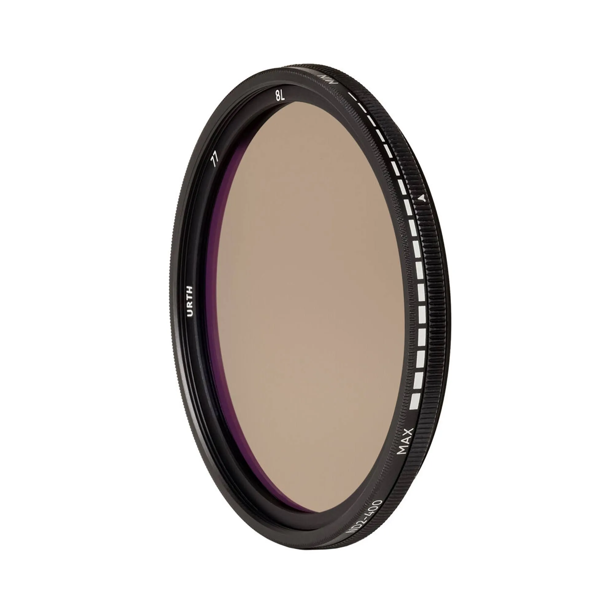 Urth 77mm ND2-400 Variable ND Lens Filter — 1-8.6 Stop Range, Ultra-Slim 20-Layer Nano-Coated Neutral Density Filter for Cameras