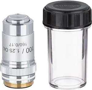 AmScope A100X 100X (Oil) Achromatic Microscope Objective