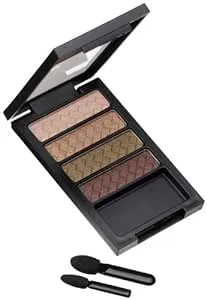 Revlon ColorStay Day to Night Eyeshadow Quad, Longwear Shadow Palette with Transitional Shades and Buttery Soft Feel, Crease & Smudge Proof, 500 Addictive, 0.16 oz