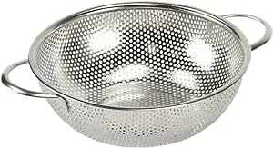 Chef Craft Select Microperforated Colander, 1.5 quart, Stainless Steel