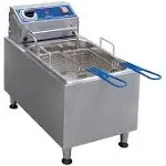 Globe Food Equipment Countertop S/S Electric 16-lb. Capacity Fryer