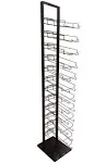 Only Hangers12 Tier Black Cap Rack (Holds 144 Hats)