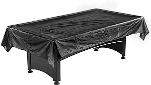 East Eagle Billiard/Pool Table Dust Cover - Fits 7,8,9 ft. Table (Black)