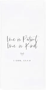 Love Is Patient Love Is Kind 1 Corinthians 13:4-8 Cotton Canvas Scripture, Bible ...