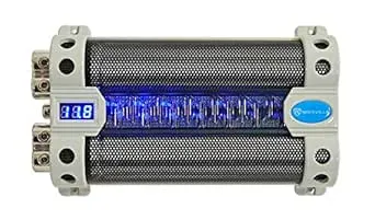 Rockville RFC50F v2 50 Farad Car Audio Capacitor w/Blue Voltage Display