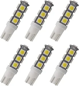 GRV T10 921 922 13-5050 SMD Super Bright 194 Wedge LED Light Bulbs for DC 12V RV Interior Ceiling Dome Light,Replacement for RV Camper Trailer Motorhome Boat Light Bulb,Cool White Pack of 10