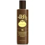 Sun Bum SPF 15 Browning Lotion | Vegan and Hawaii 104 Reef Act Compliant (Octinoxate & Oxybenzone Free) Broad Spectrum Moisturizing UVA/UVB Sunscreen Tanning Lotion with Vitamin E | 8.5 oz