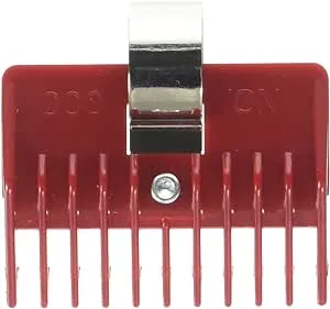 Universal Clipper Red Comb Attachment 1/32" No #000 Speed O Guide Barber Salon