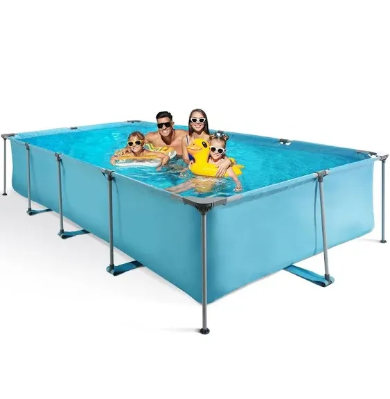  Above Ground Swimming Pool 15ft Rectangle Frame 178&#034; x 87&#034; 