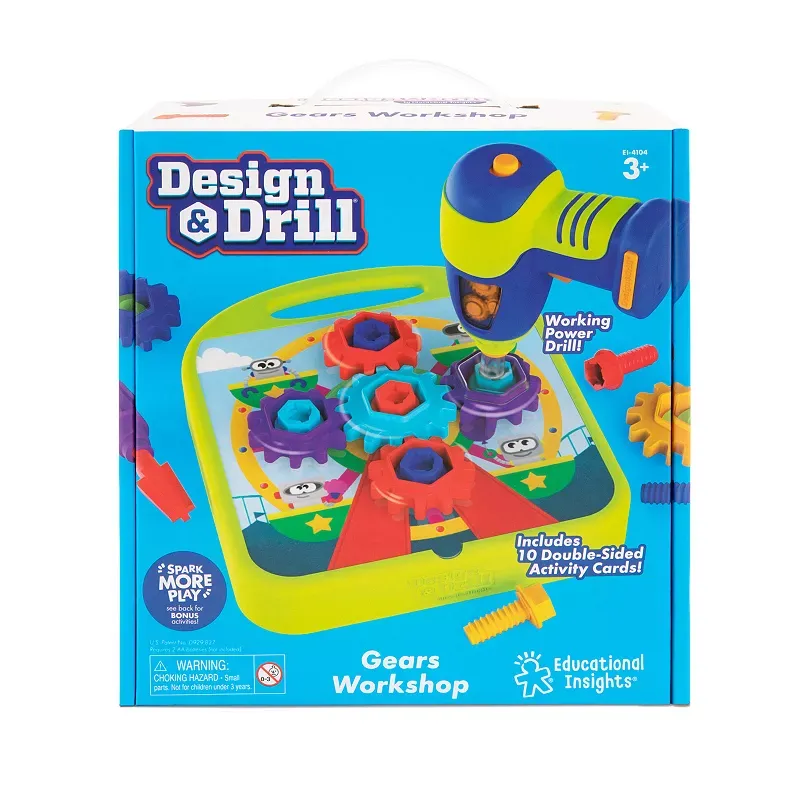 Educational Insights Design & Drill Gears Workshop Activity Set