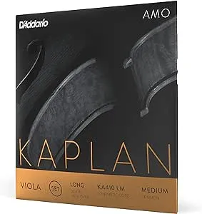 D'Addario Kaplan Amo Viola Strings - Full Set - KA410 LM - Viola Strings - Long Scale, Medium Tension