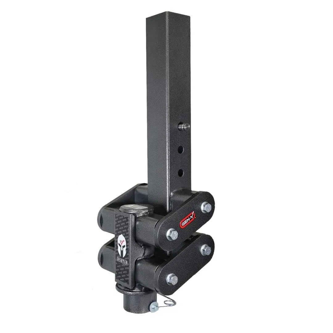 GEN-Y Hitch GH-7092 Spartan Gooseneck with Torsion-Flex Suspension, 4” Square Tube with 2.5” Offset, 30K Towing, 6.5K Tongue Weight