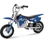 Razor MX350 Dirt Rocket Electric Motocross Bike, Blue, 10-12 inches