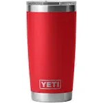 Yeti 20 oz Rambler Tumbler with MagSlider Lid, Rescue Red