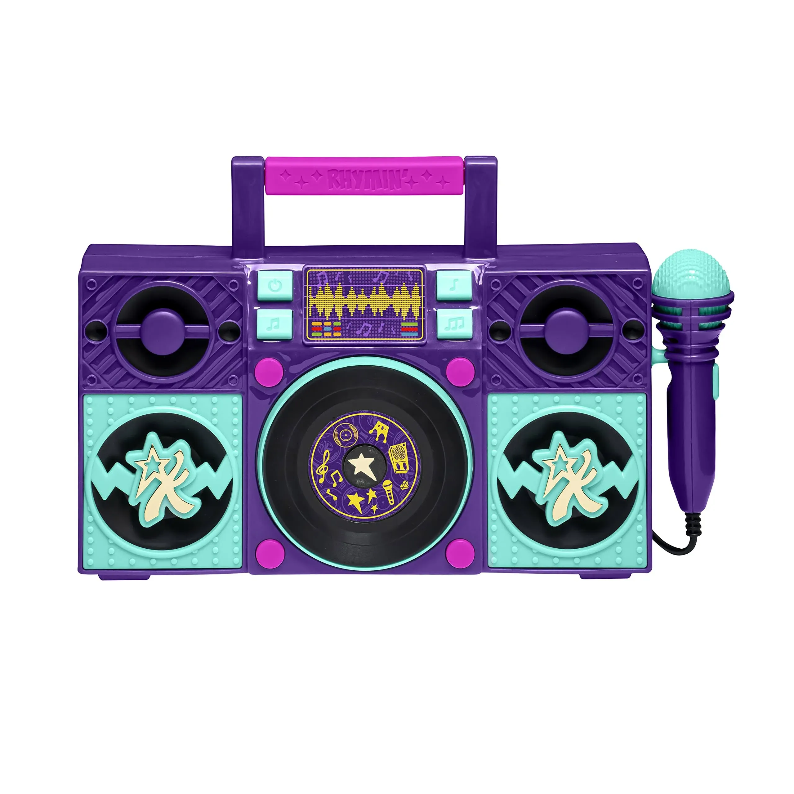 Karma&#039;s World Sing-Along Boombox w/ Real Working Microphone Brand New