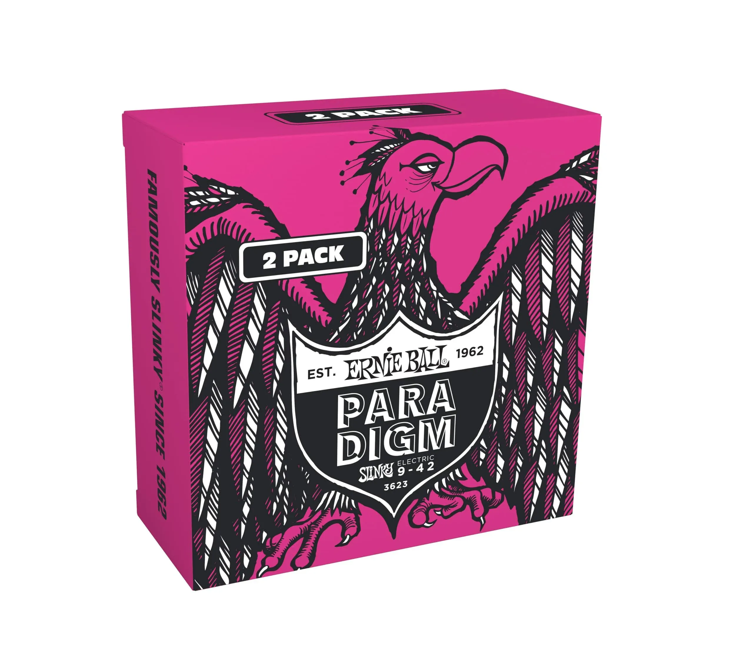 Ernie Ball Super Slinky Paradigm Electric Guitar Strings Amazon Exclusive 2 Pack 9-42 (P03623)