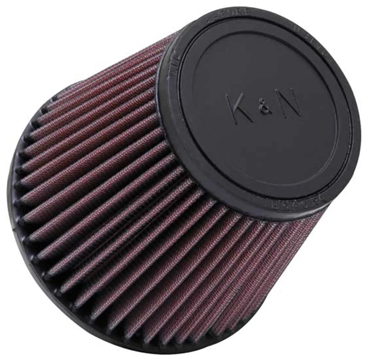 K&N Universal Clamp-On Air Intake Filter: High Performance, Premium, Washable, Replacement Filter: Flange Diameter: 3 In, Filter Height: 5 In, Flange Length: 1.75 In, Shape: Round Tapered, RU-3580