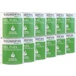 ROUNDFIRE Gel Fuel Cans for Fire Bowl