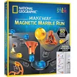 National Geographic Makeway Magnetic Marble Run- 50 Pcs