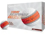 TaylorMade Tour Response Stripe Golf Balls - Orange