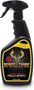 Scent Thief Deer Hunting Accessories - Field Hunting Spray Deer Scent Remover, Acts As A Scent Blocker and Eliminates Animal's Ability to Smell