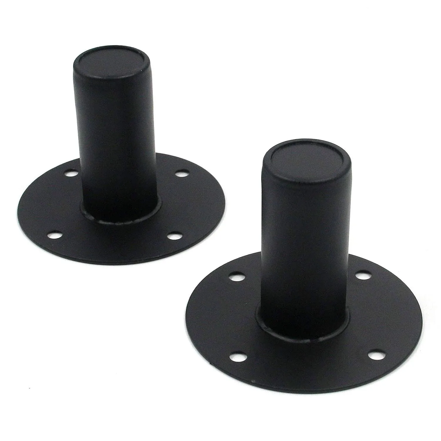 T Tulead Speaker Mount Stand Top Bracket 4.21"×3.15" Speaker Cabinet Pole Mount Speaker Stand Mounts Pack of 2