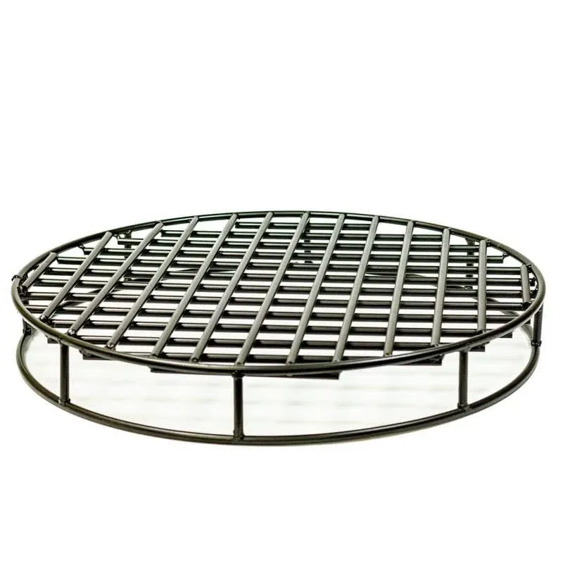 Walden Backyards Round Fire Pit Grate - High Temperature Heavy Duty Steel Above Ground Firegrate for Outdoor Pits and Campfire - 29.2”