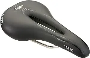 Terry Bike Saddles Womens Butterfly Century Saddle, Bicycle Seat for Women, Long Distance Riding Fibra-Tek Cover Foam/Gel & Shock Absorbing Layers