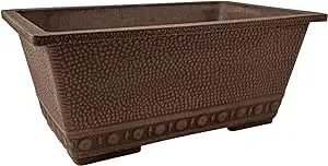 Arcadia Garden Products PSW FEL34C Window Box, 13 by 9 by 5.5-Inch, Chocolate