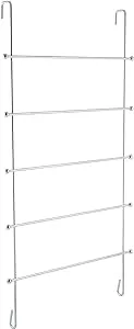 Organize It All Over The Door Chrome Hanging Towel Rack