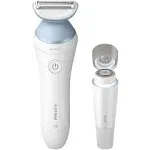 Philips Beauty Lady Electric Shaver Series 8000 w/ Facial Hair Remover, Cordless