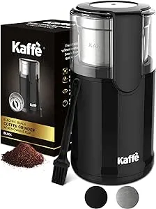 Kaffe KF5010 Electric Blade Coffee Grinder with Removable Cup (Black)