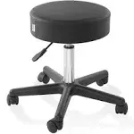 Saloniture Rolling Hydraulic Salon Stool - Adjustable Swivel Chair for