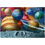 Ravensburger Stepping Into Space - 24 Piece Floor Jigsaw Puzzle for Kids | Pieces Fit Like A Dream | Enhances Hand-Eye Coordination | Certified by The Forest Stewardship Council