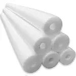 6 Pack Jumbo Swimming Pool Noodle Foam Multi-Purpose - White