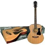 Ibanez IJVC50 Jampack Grand Concert Acoustic Guitar Pack Natural