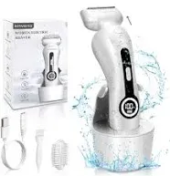 krovena Electric Shaver for Women Best Electric Razor for Womens Bikini Legs Underarm Public Hairs Rechargeable Trimmer with Detachable Head Cordless